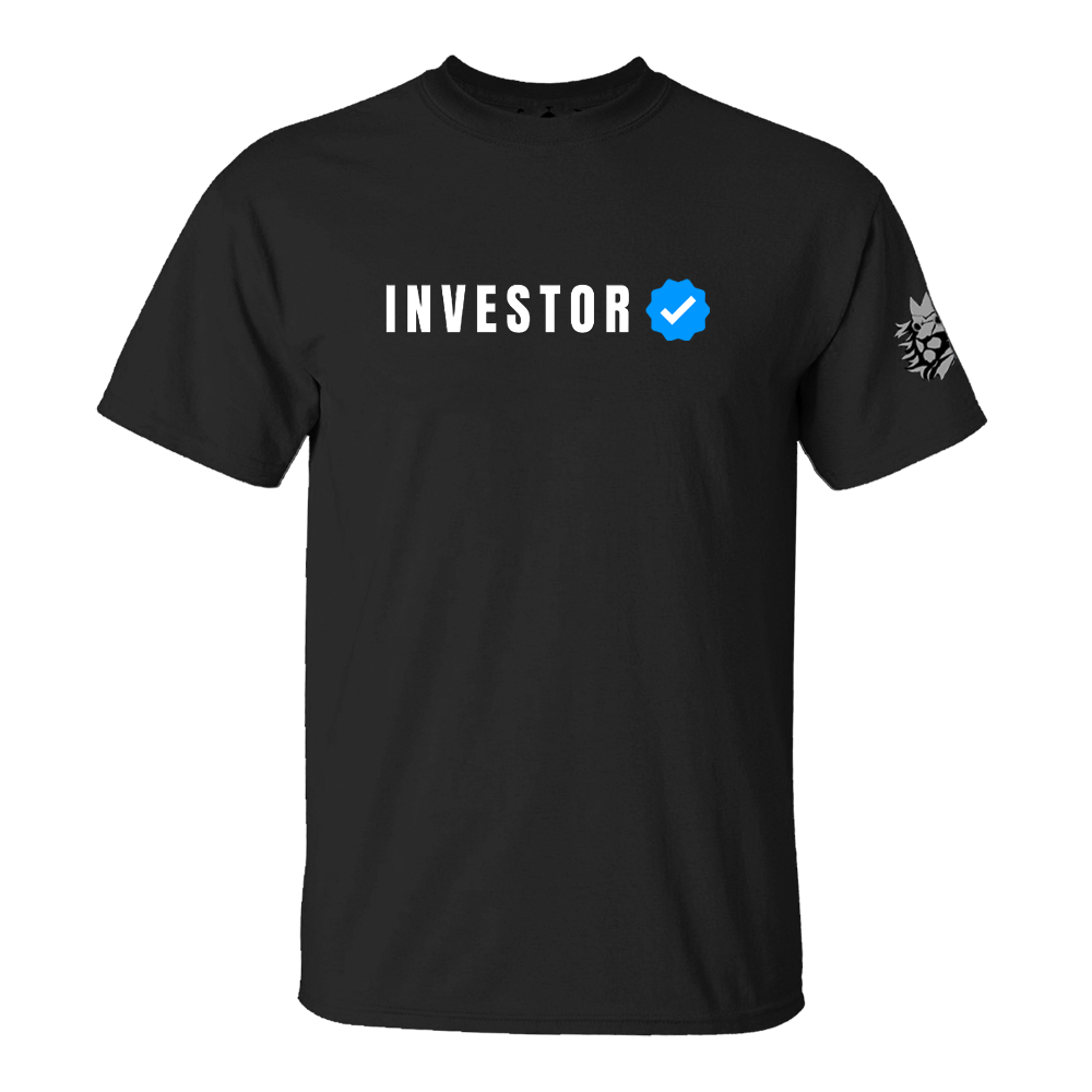 Investor Verified Black t-shirt