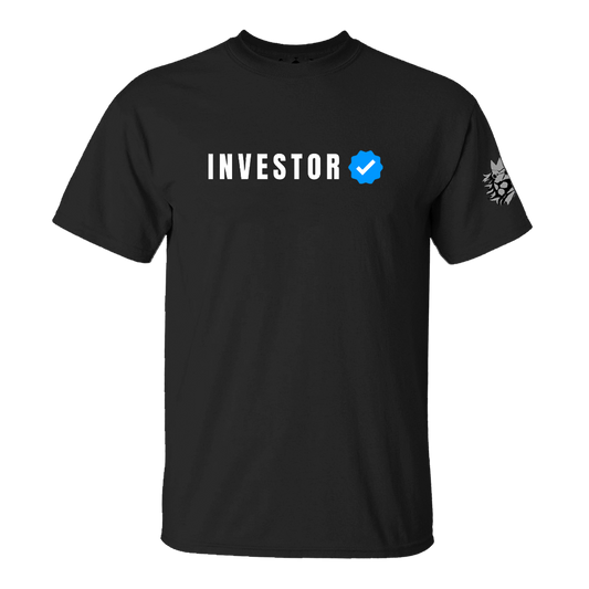 Investor Verified Black t-shirt