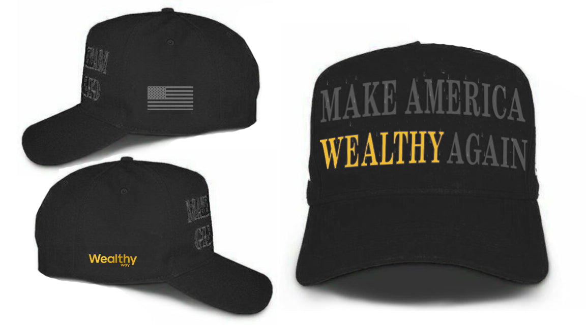 MAWA - Make America Wealthy Again - Black - AVAILABLE FOR LIMITED TIME